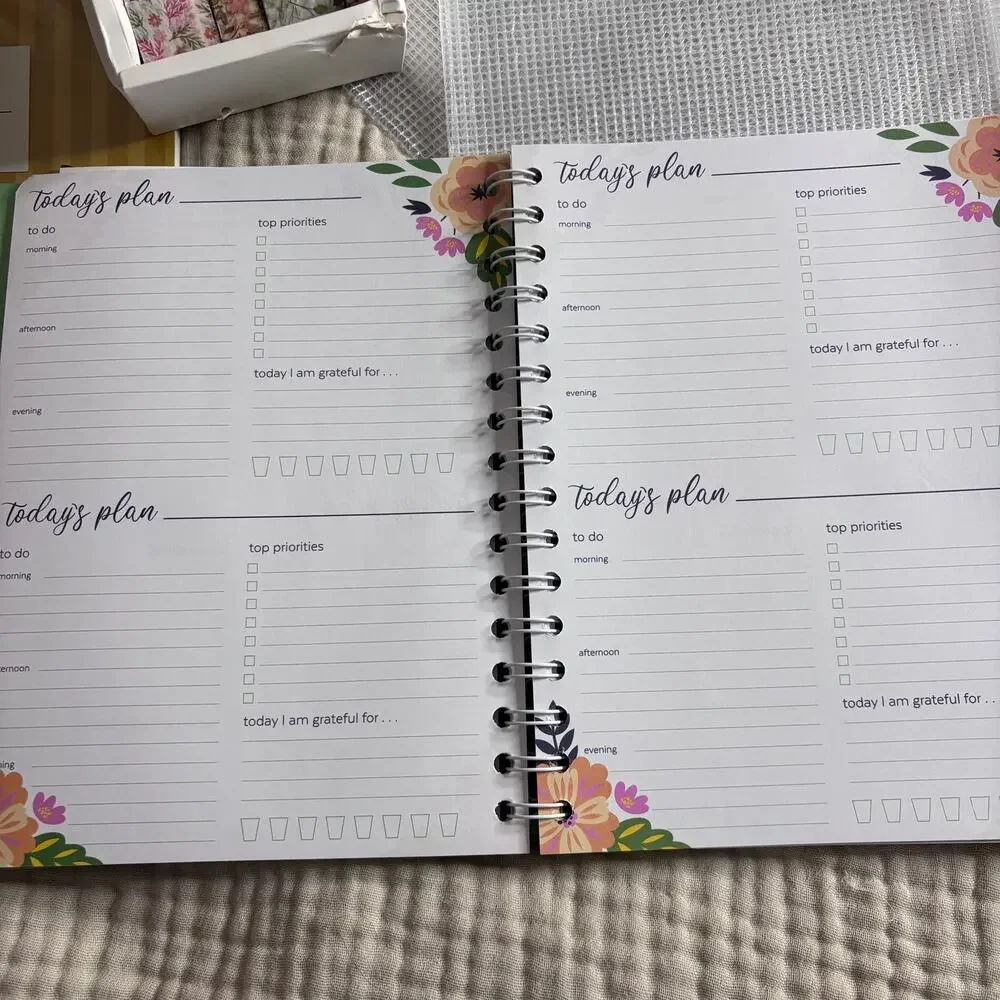 Planner lot with Erin Condren quarterly Daily Planner Washi, Undated Planner
